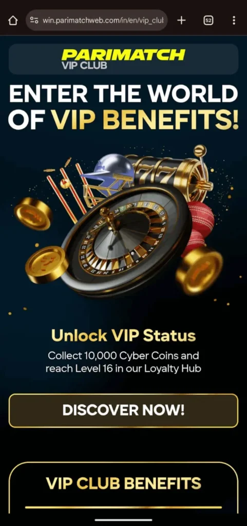 Parimatch VIP Casino Betting Membership