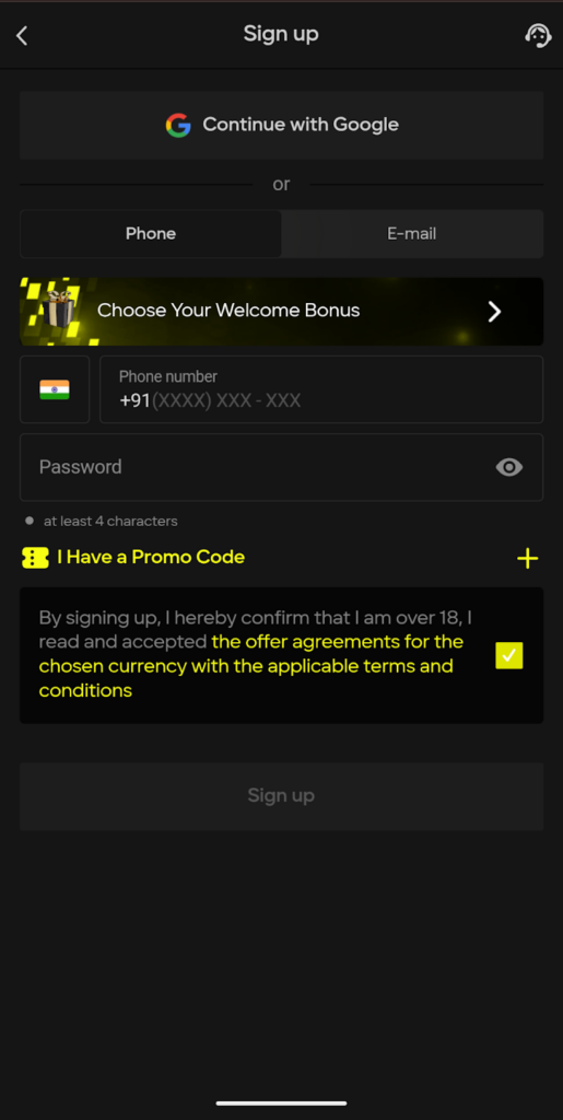 Parimatch Casino Register Now